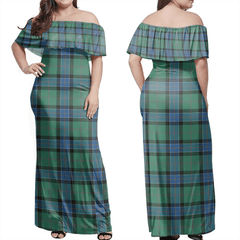 Clan Sinclair Hunting Ancient Tartan Hawaii Dress ZB10 Clan Sinclair Tartan Hawaii Dress