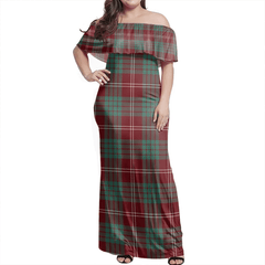 Clan Crawford Modern Tartan Hawaii Dress CO16 Clan Crawford Tartan Hawaii Dress