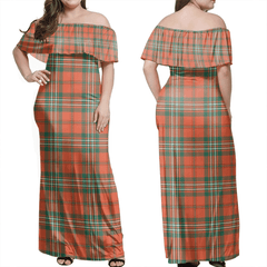 Clan Scott Ancient Tartan Hawaii Dress TD60 Clan Scott (Scott Tartan) Tartan Hawaii Dress