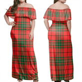 Clan MacAulay Modern Tartan Hawaii Dress VO83 Clan MacAulay Tartan Hawaii Dress