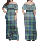 Clan Leslie Hunting Tartan Hawaii Dress JX24 Clan Leslie Tartan Hawaii Dress