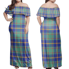Clan Us Marine Tartan Hawaii Dress BO54 Clan US Marine Tartan Hawaii Dress