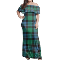 Clan Stewart Old Ancient Tartan Hawaii Dress IY20 Clan Stewart Tartan Hawaii Dress