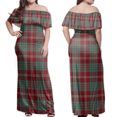Clan Crawford Modern Tartan Hawaii Dress CO16 Clan Crawford Tartan Hawaii Dress