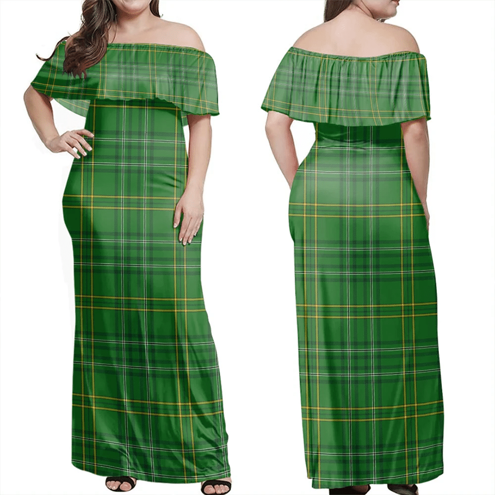Clan Wexford County Tartan Hawaii Dress QL89 Tartan Hawaii Dress