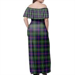 Clan Malcolm Modern Tartan Hawaii Dress UG23 Clan Malcolm Tartan Hawaii Dress
