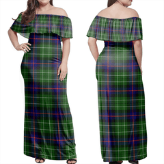 Clan Leslie Hunting Ancient Tartan Hawaii Dress VN55 Clan Leslie Tartan Hawaii Dress