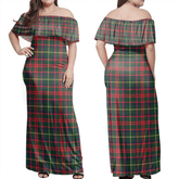Clan MacKintosh Hunting Modern Tartan Hawaii Dress FG38 Clan MacKintosh / MacIntosh Tartan Hawaii Dress