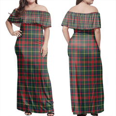 Clan MacKintosh Hunting Modern Tartan Hawaii Dress FG38 Clan MacKintosh / MacIntosh Tartan Hawaii Dress
