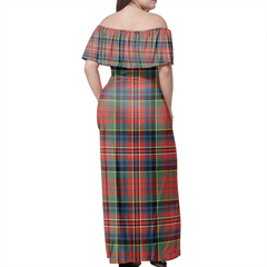 Clan MacPherson Ancient Tartan Hawaii Dress CJ37 Clan MacPherson Tartan Hawaii Dress
