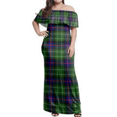 Clan Leslie Hunting Ancient Tartan Hawaii Dress VN55 Clan Leslie Tartan Hawaii Dress