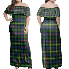 Clan Farquharson Modern Tartan Hawaii Dress EC21 Clan Farquharson Tartan Hawaii Dress