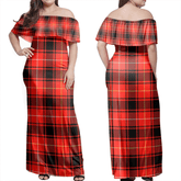 Clan MacIver Modern Tartan Hawaii Dress MH74 Tartan Hawaii Dress