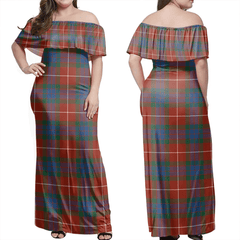 Clan Fraser Ancient Tartan Hawaii Dress CA28 Clan Fraser Tartan Hawaii Dress