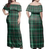 Clan Ross Hunting Modern Tartan Hawaii Dress OO71 Clan Ross Tartan Hawaii Dress