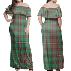 Clan MacKinnon Hunting Ancient Tartan Hawaii Dress UE66 Clan MacKinnon Tartan Hawaii Dress