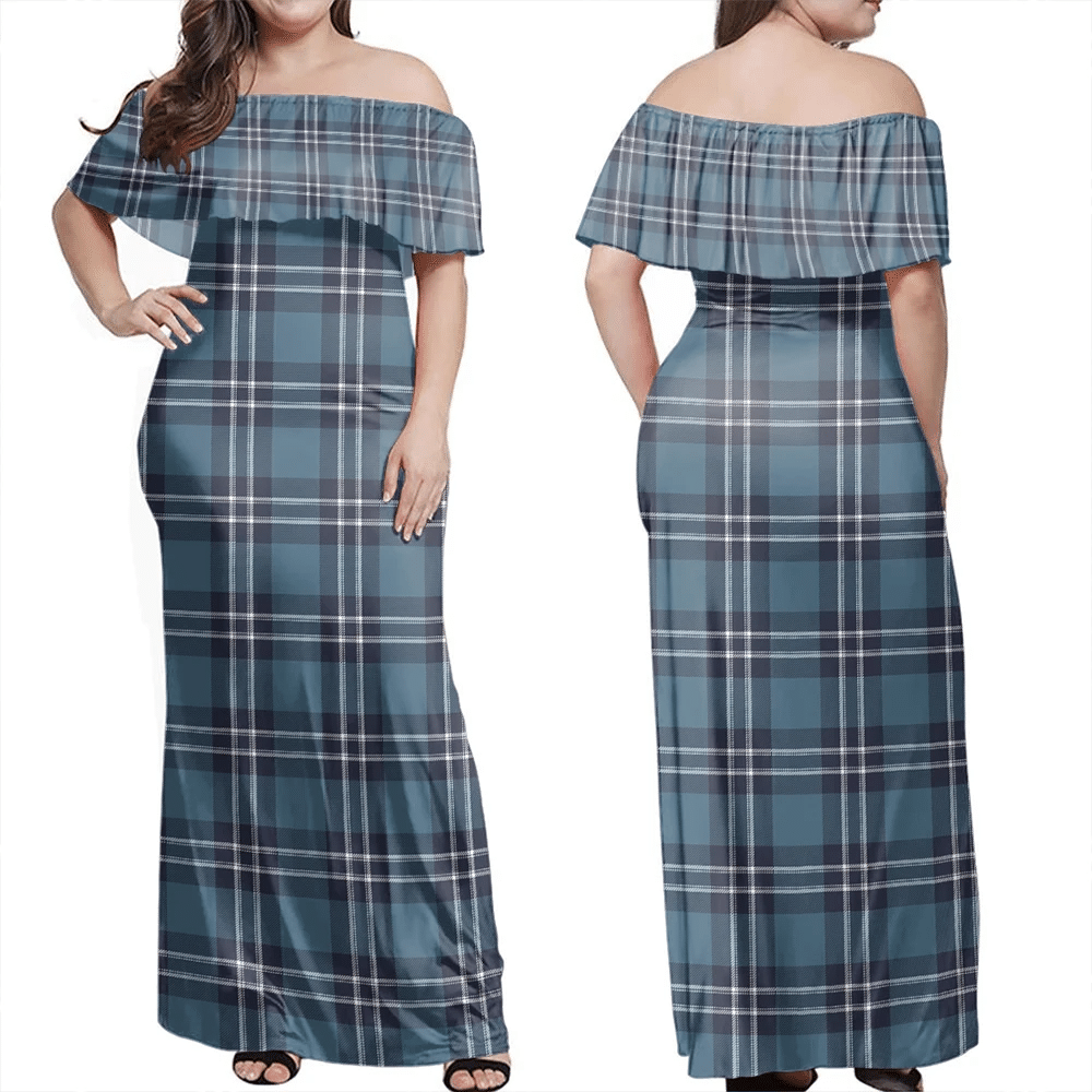 Clan Earl Of St Andrews Tartan Hawaii Dress QR21 Clan Earl of St Andrews Tartan Hawaii Dress