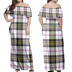 Clan MacPherson Dress Modern Tartan Hawaii Dress FX72 Clan MacPherson Tartan Hawaii Dress