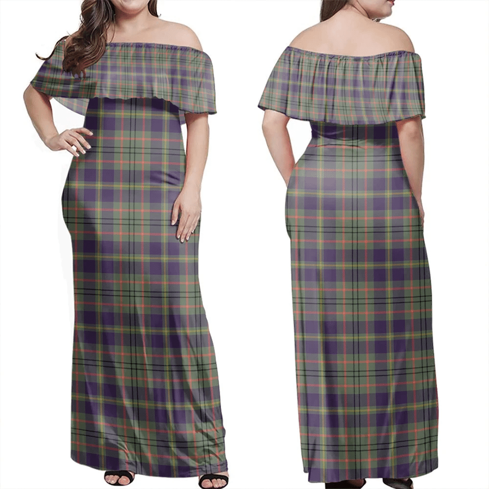 Clan Taylor Weathered Tartan Hawaii Dress WV58 Clan Taylor Tartan Hawaii Dress