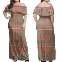 Clan MacKinnon Ancient Tartan Hawaii Dress CE33 Clan MacKinnon Tartan Hawaii Dress
