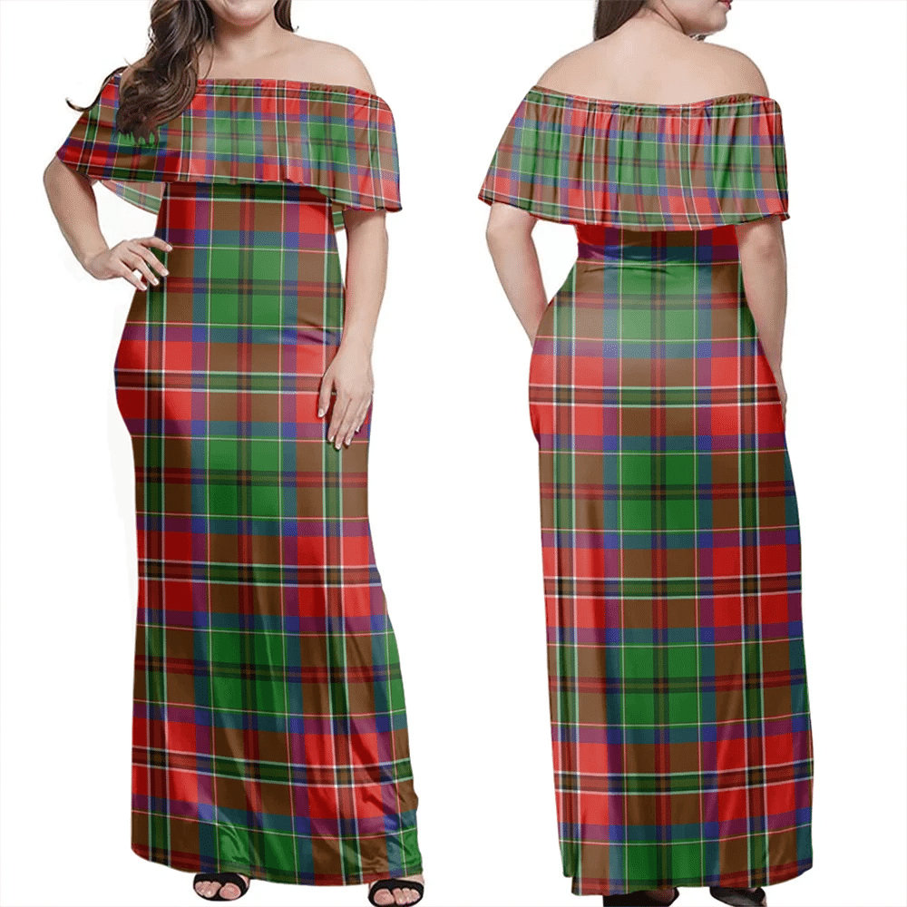 Clan McCulloch Tartan Hawaii Dress OS20 Clan McCulloch Tartan Hawaii Dress