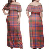 Clan MacRae Ancient Tartan Hawaii Dress DC48 Clan MacRae Tartan Hawaii Dress
