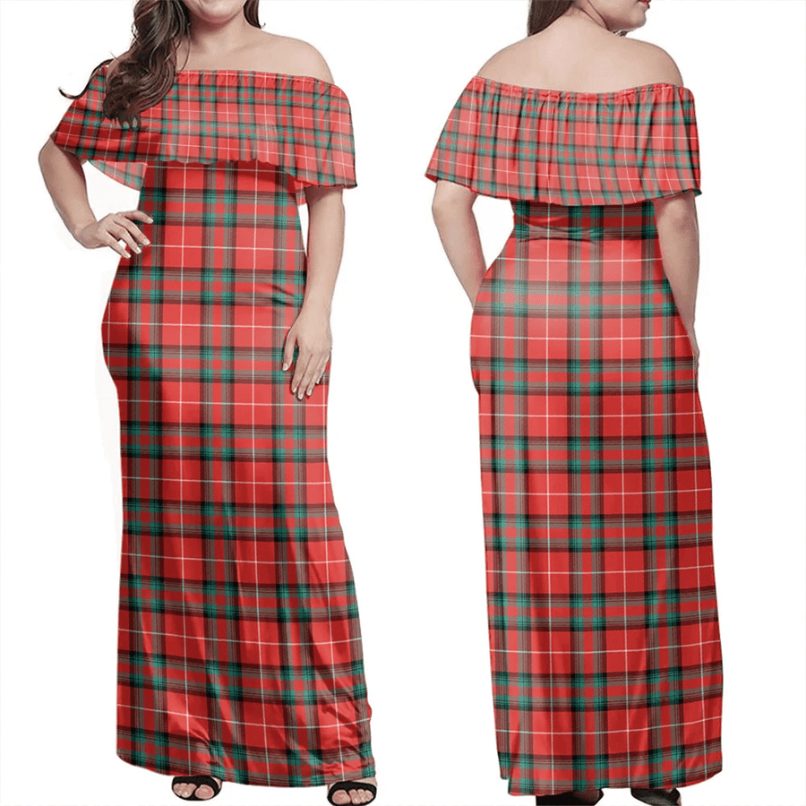 Clan Stuart Of Bute Tartan Hawaii Dress FD17 Clan Stuart of Bute Tartan Hawaii Dress