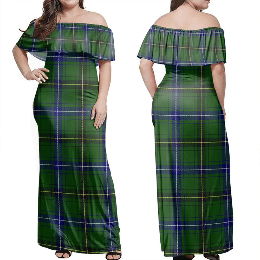 Clan Henderson Modern Tartan Hawaii Dress KS45 Clan Henderson Tartan Hawaii Dress