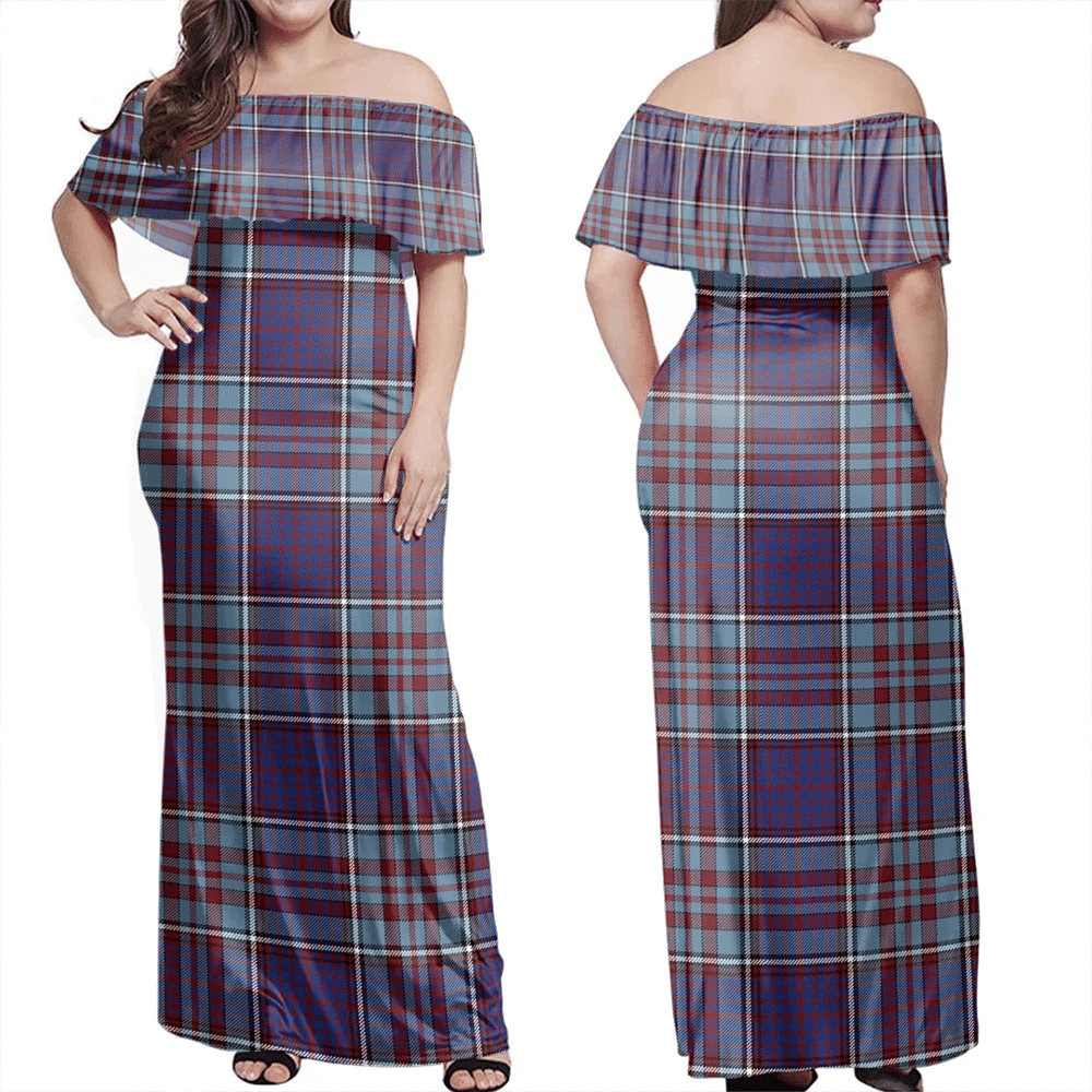 Clan RCAF Tartan Hawaii Dress BE62 Clan RCAF Tartan Hawaii Dress