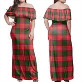 Clan Rattray Modern Tartan Hawaii Dress QC15 Clan Rattray Tartan Hawaii Dress