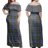 Clan Ogilvie Hunting Modern Tartan Hawaii Dress AJ55 Clan Ogilvie Tartan Hawaii Dress
