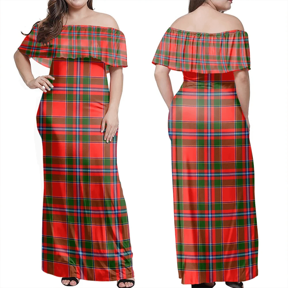 Clan Perthshire District Tartan Hawaii Dress ES29 Clan Perthshire Tartan Hawaii Dress