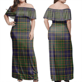 Clan MacMillan Hunting Modern Tartan Hawaii Dress ZX86 Clan MacMillan Tartan Hawaii Dress
