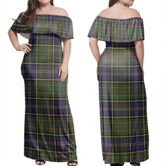 Clan MacMillan Hunting Modern Tartan Hawaii Dress ZX86 Clan MacMillan Tartan Hawaii Dress