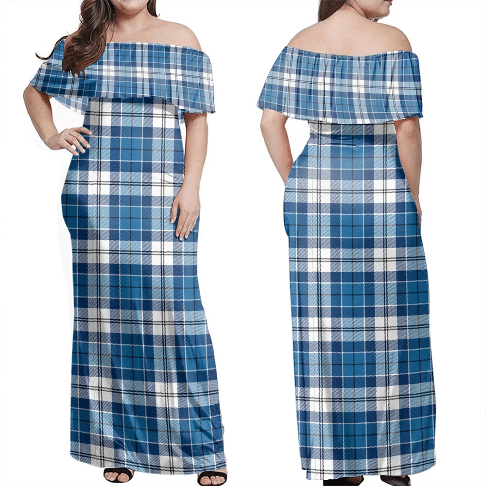 Clan Strathclyde District Tartan Hawaii Dress YB16 Clan Strathclyde District Tartan Hawaii Dress