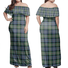 Clan MacDonnell Of Glengarry Ancient Tartan Hawaii Dress GB70 Clan Glen Tartan Hawaii Dress