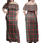 Clan Cumming Hunting Modern Tartan Hawaii Dress VR70 Clan Cumming Tartan Hawaii Dress
