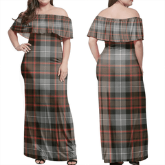 Clan MacRae Hunting Weathered Tartan Hawaii Dress IL44 Clan MacRae Tartan Hawaii Dress