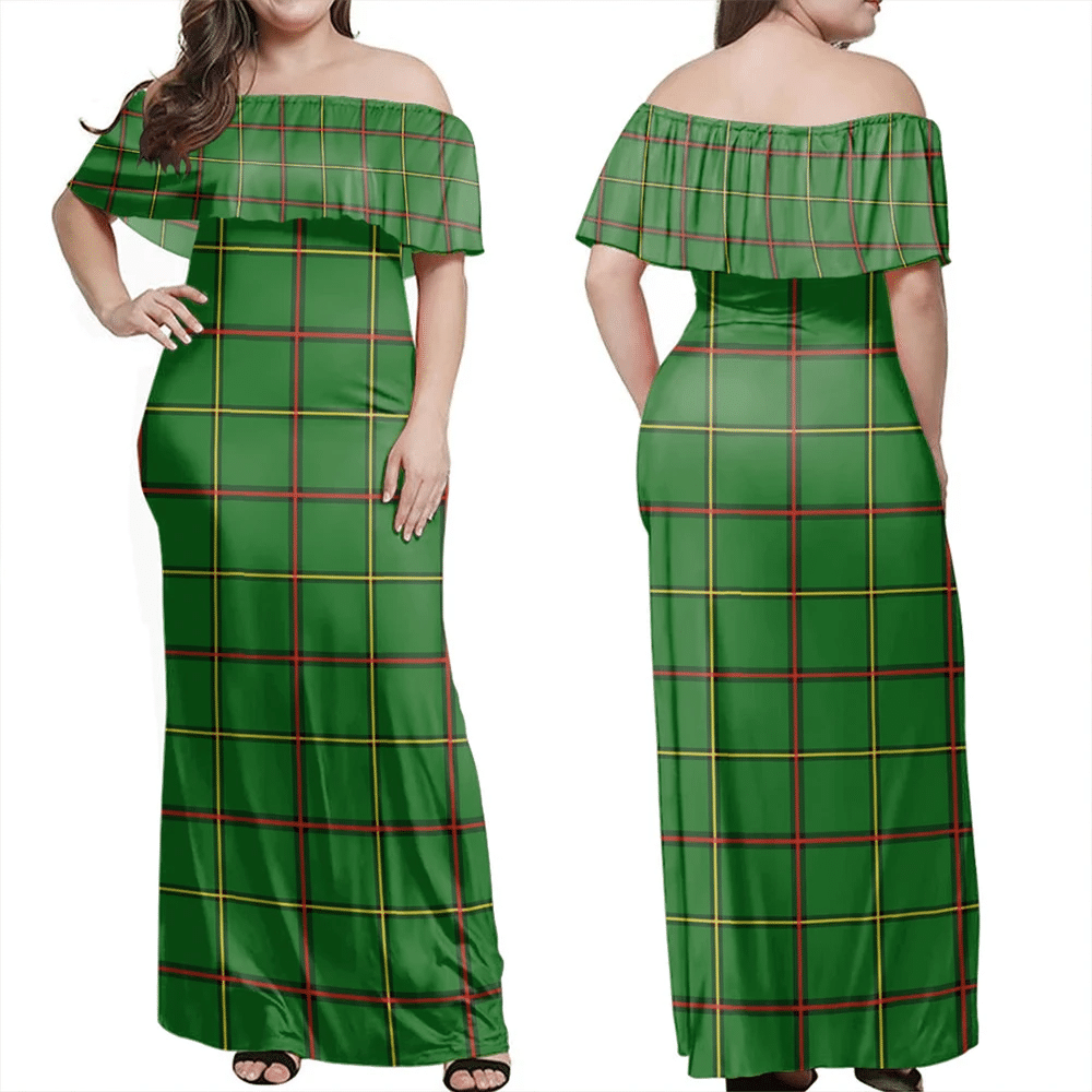 Clan Tribe Of Mar Tartan Hawaii Dress PQ36 Clan Mar Tartan Hawaii Dress
