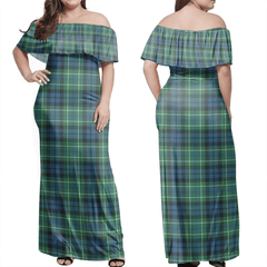 Clan MacNeil Of Colonsay Ancient Tartan Hawaii Dress BA44 Clan MacNeil / MacNeill Tartan Hawaii Dress