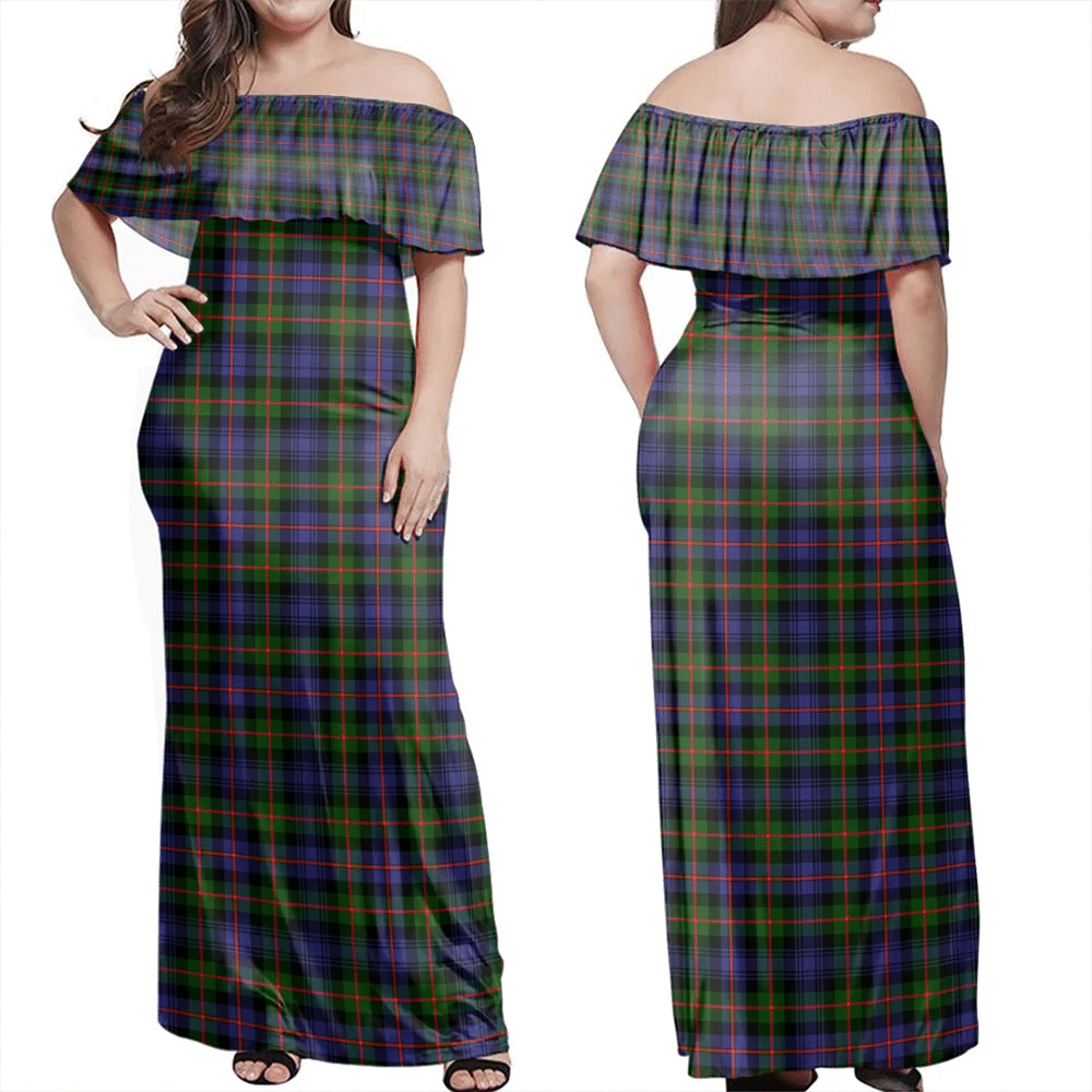 Clan Murray Of Atholl Modern Tartan Hawaii Dress TL65 Clan Murray Tartan Hawaii Dress