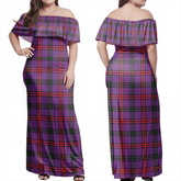 Clan Montgomery Modern Tartan Hawaii Dress GE35 Clan Montgomery Tartan Hawaii Dress