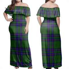 Clan Lockhart Modern Tartan Hawaii Dress ZC37 Clan Lockhart Tartan Hawaii Dress