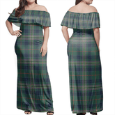 Clan Kennedy Modern Tartan Hawaii Dress YK48 Clan Kennedy Tartan Hawaii Dress
