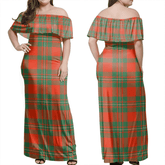 Clan MacGregor Ancient Tartan Hawaii Dress DV79 Clan MacGregor Tartan Hawaii Dress