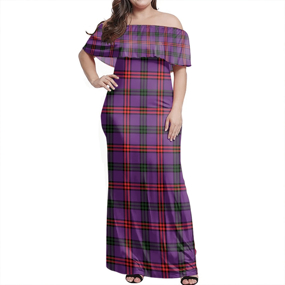 Clan Montgomery Modern Tartan Hawaii Dress GE35 Clan Montgomery Tartan Hawaii Dress