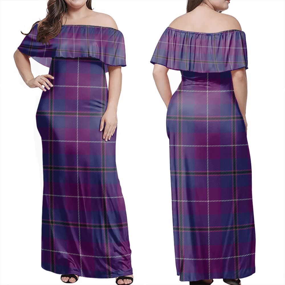 Clan Pride Of Glencoe Tartan Hawaii Dress NN45 Clan Glen Tartan Hawaii Dress