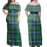 Clan Urquhart Ancient Tartan Hawaii Dress SI41 Clan Urquhart Tartan Hawaii Dress