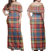 Clan Ogilvie Of Airlie Ancient Tartan Hawaii Dress IW19 Clan Ogilvie Tartan Hawaii Dress