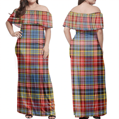 Clan Ogilvie Of Airlie Ancient Tartan Hawaii Dress IW19 Clan Ogilvie Tartan Hawaii Dress